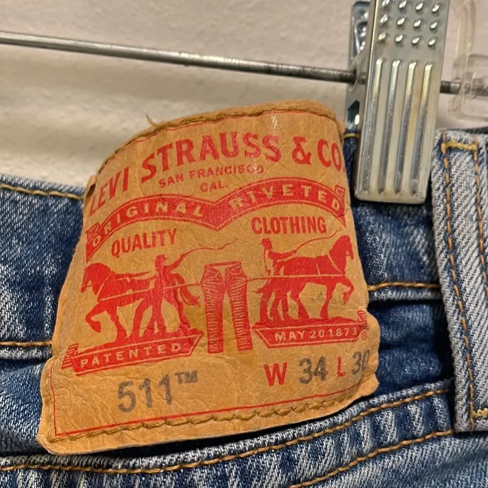 Levi’s Men 511 blue jeans